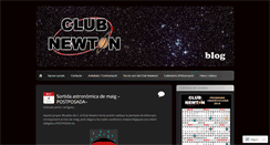 Desktop Screenshot of clubnewton.org